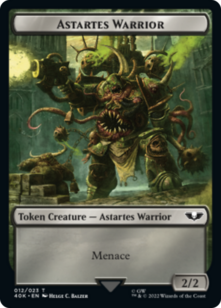 Astartes Warrior // Plaguebearer of Nurgle [Universes Beyond: Warhammer 40,000 Tokens] | Exor Games Dartmouth