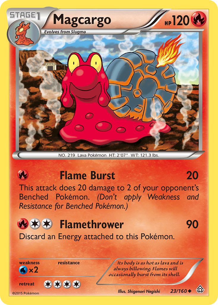 Magcargo (23/160) [XY: Primal Clash] | Exor Games Dartmouth