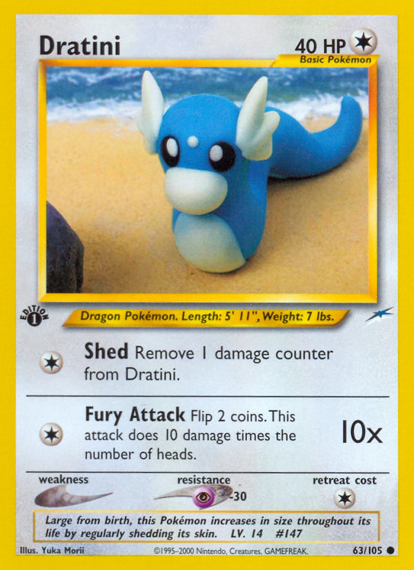 Dratini (63/105) [Neo Destiny 1st Edition] | Exor Games Dartmouth