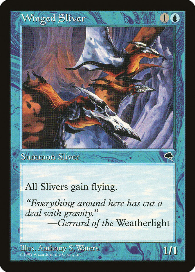 Winged Sliver [Tempest] | Exor Games Dartmouth