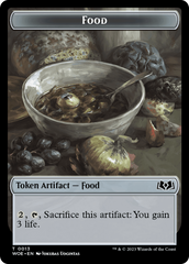 Faerie // Food (0013) Double-Sided Token [Wilds of Eldraine Tokens] | Exor Games Dartmouth