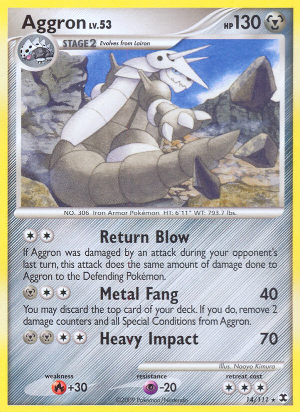 Aggron (14/111) [Platinum: Rising Rivals] | Exor Games Dartmouth