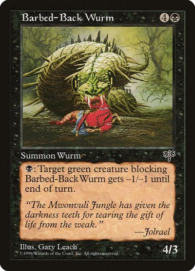 Barbed-Back Wurm [Mirage] | Exor Games Dartmouth