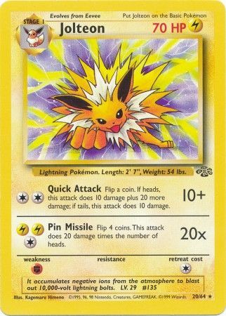 Jolteon (20/64) [Jungle Unlimited] | Exor Games Dartmouth