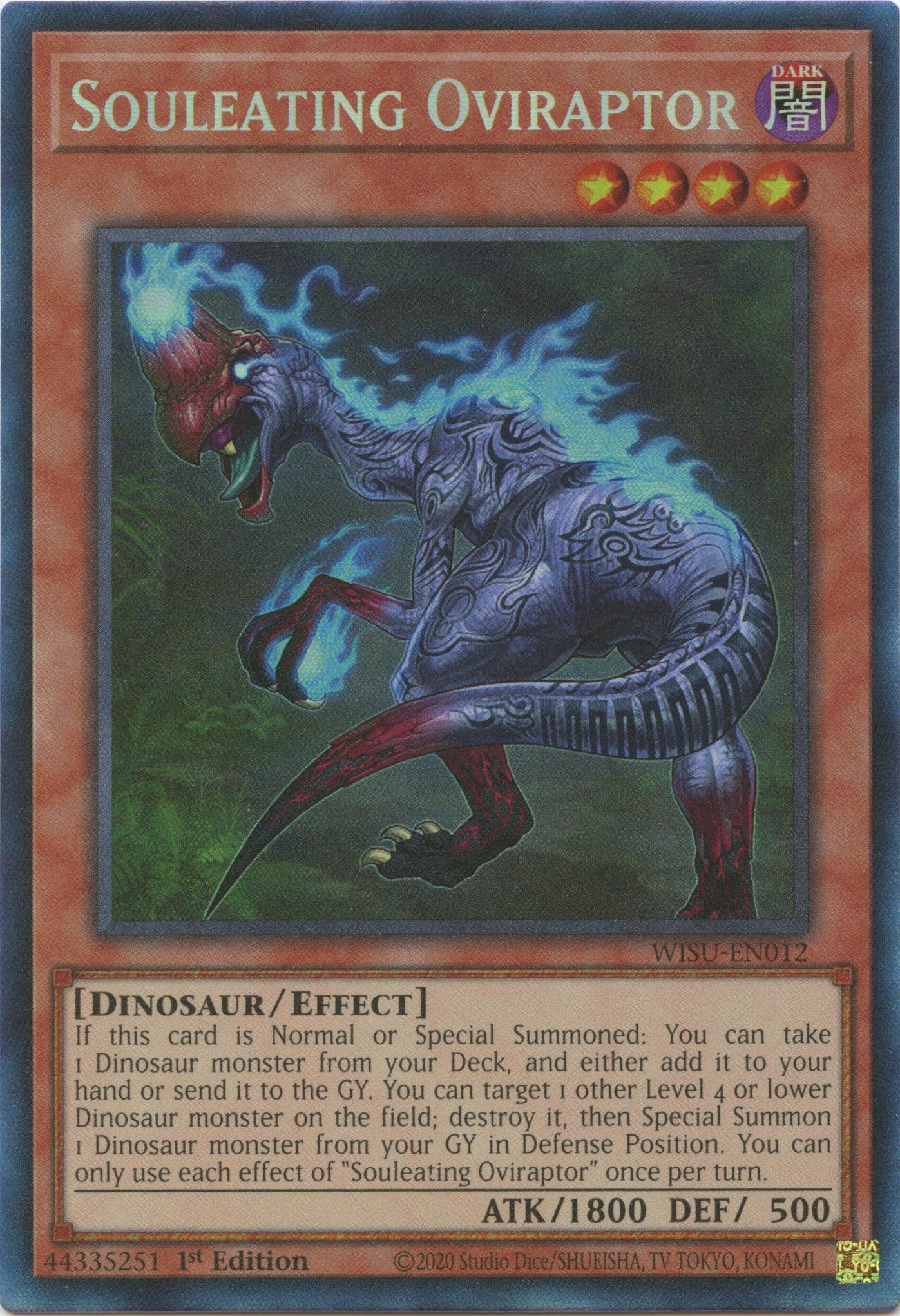 Souleating Oviraptor [WISU-EN012] Collector's Rare | Exor Games Dartmouth