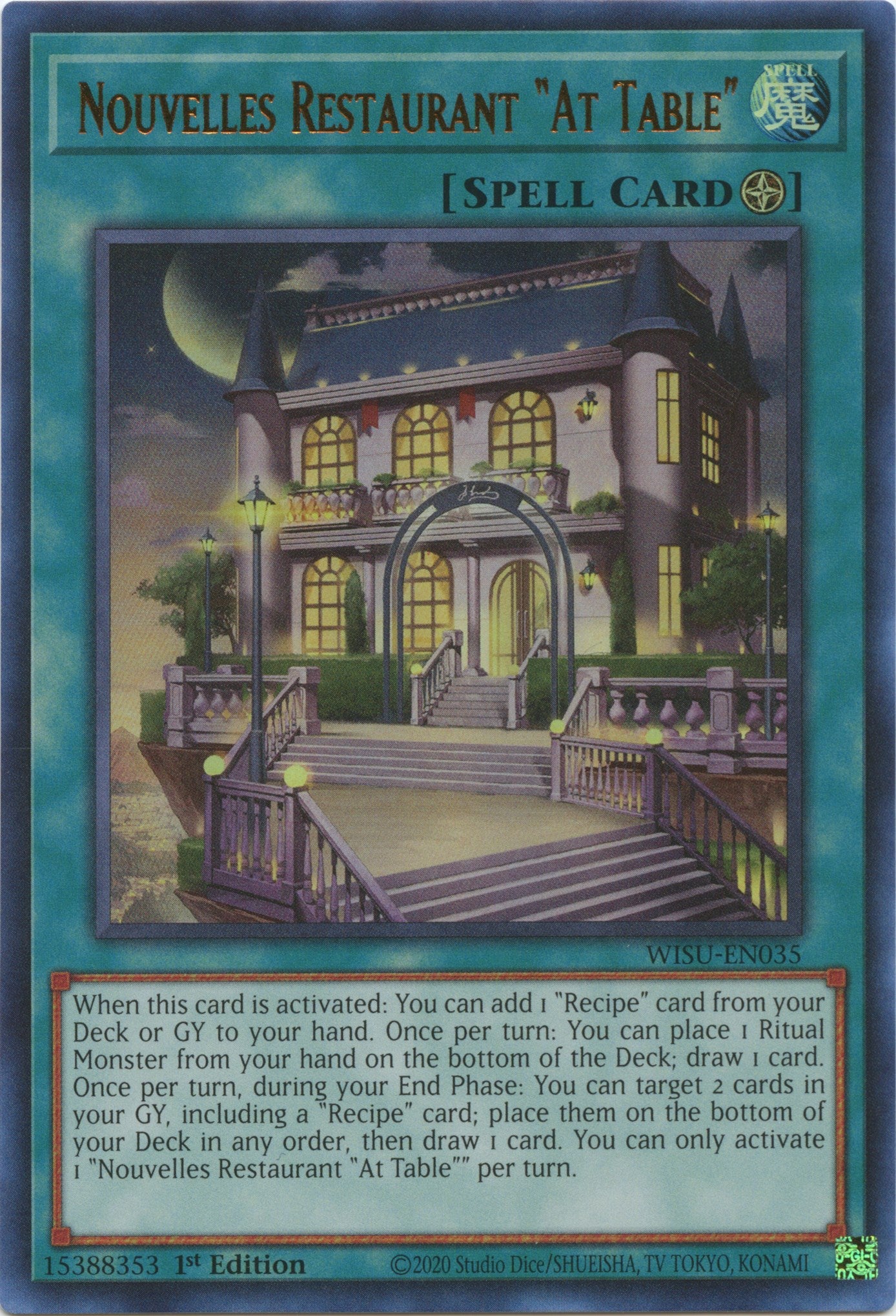 Nouvelles Restaurant "At Table" [WISU-EN035] Ultra Rare | Exor Games Dartmouth