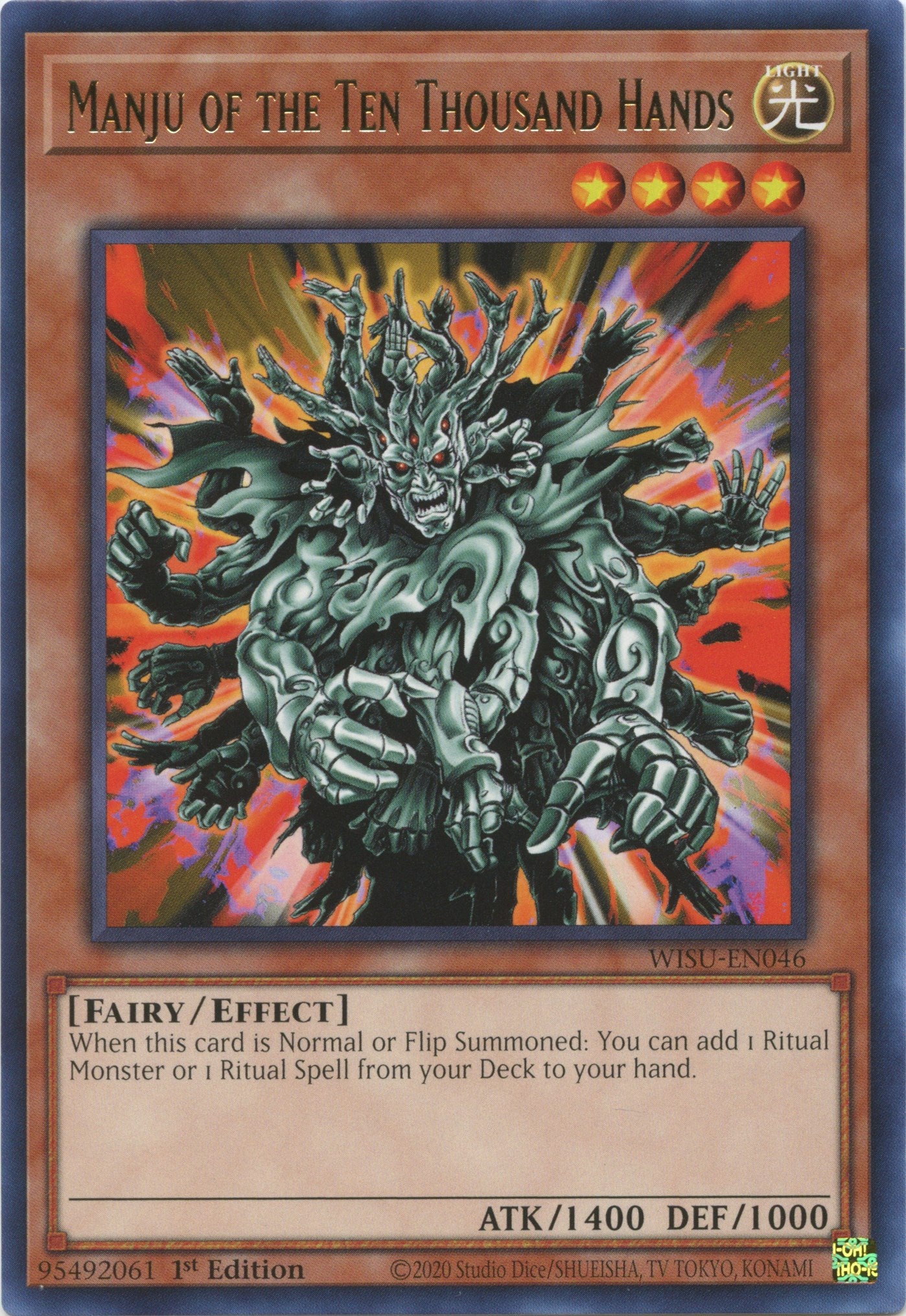 Manju of the Ten Thousand Hands [WISU-EN046] Rare | Exor Games Dartmouth