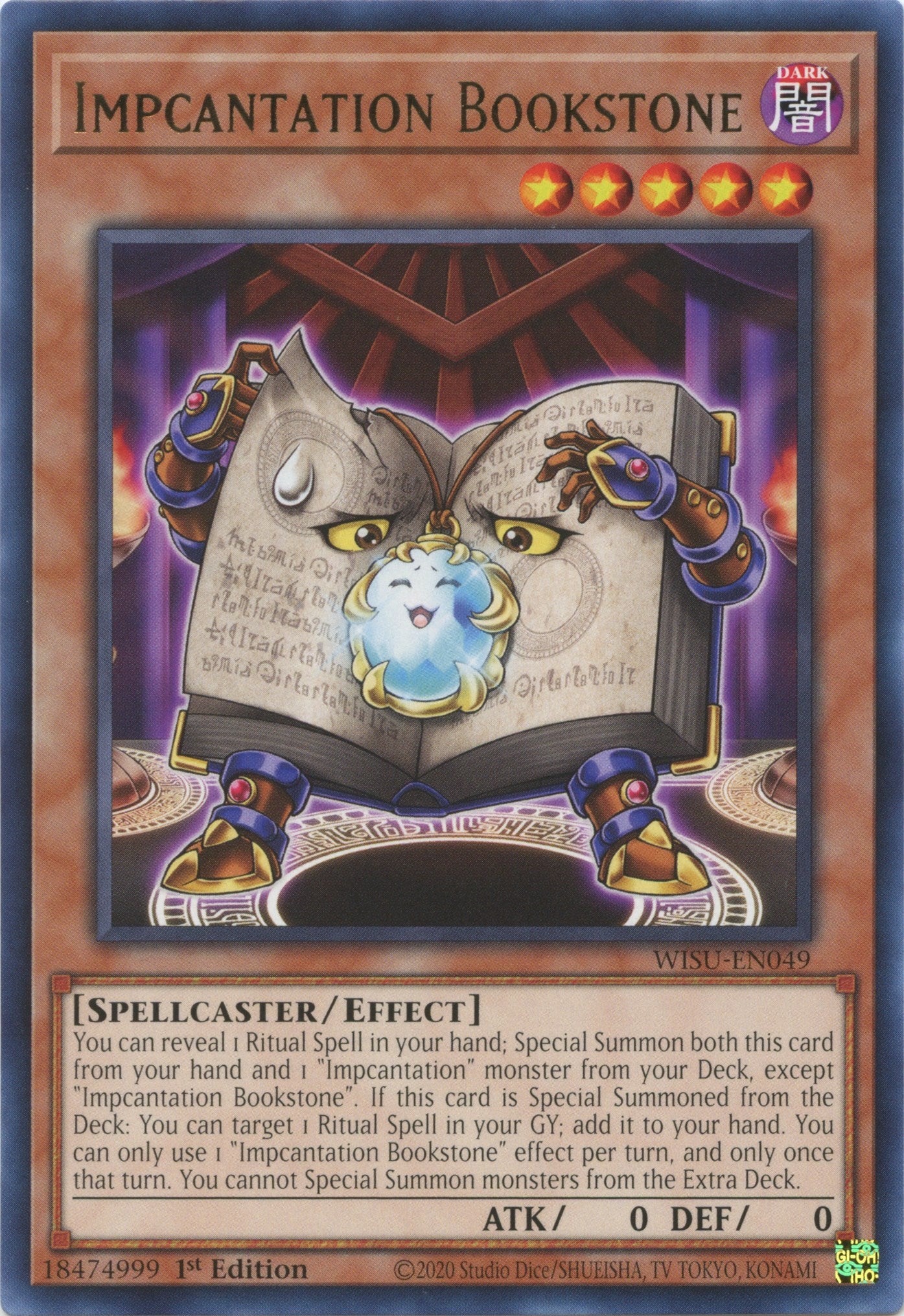 Impcantation Bookstone [WISU-EN049] Rare | Exor Games Dartmouth