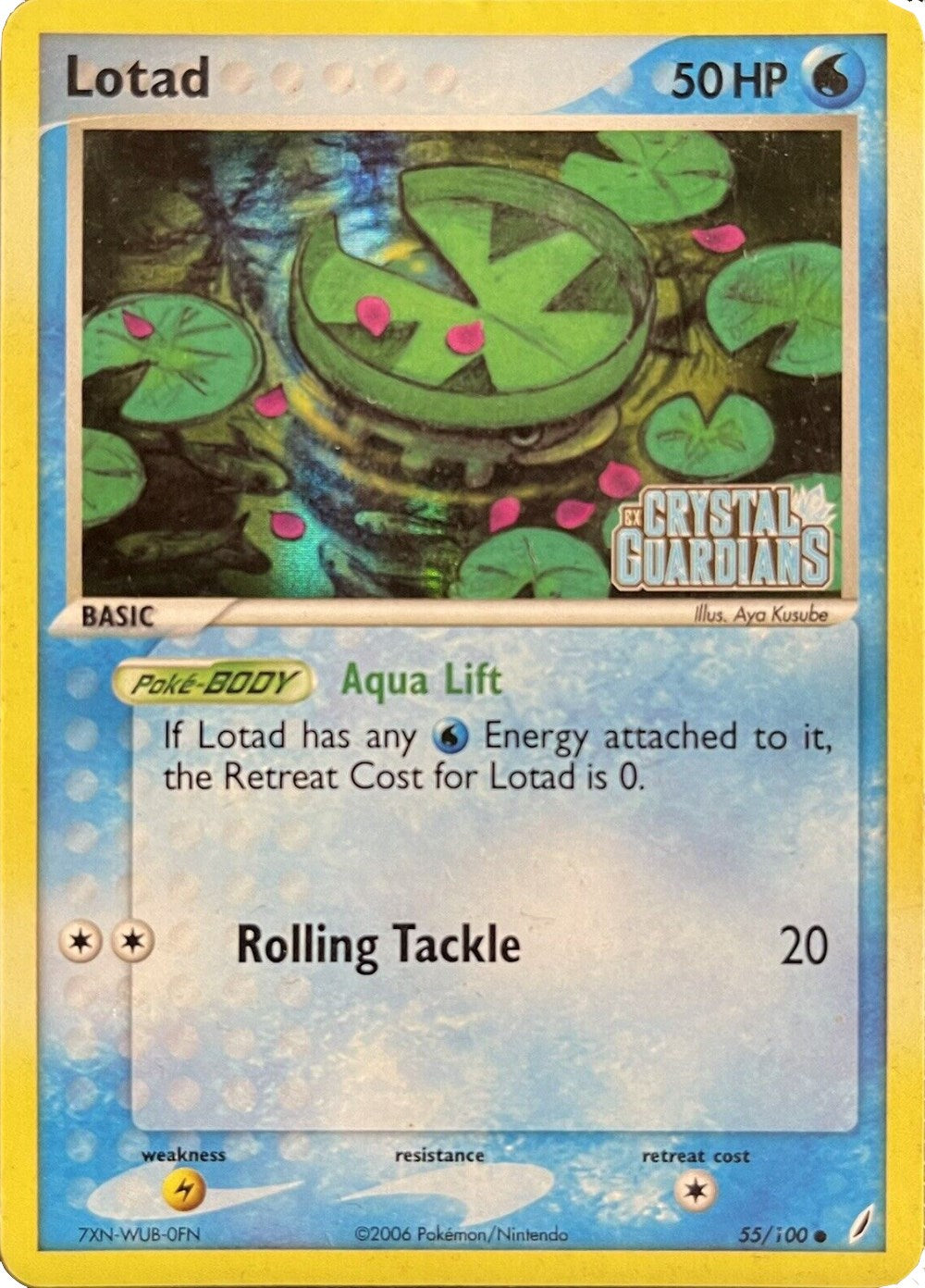 Lotad (055/100) (Theme Deck Exclusive) [EX: Crystal Guardians] | Exor Games Dartmouth