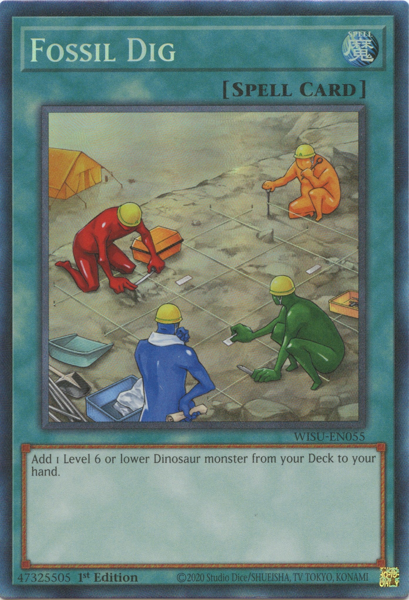 Fossil Dig [WISU-EN055] Collector's Rare | Exor Games Dartmouth