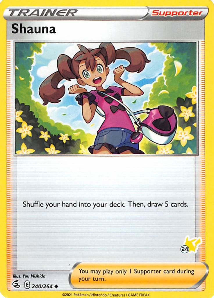 Shauna (240/264) (Pikachu Stamp #24) [Battle Academy 2022] | Exor Games Dartmouth