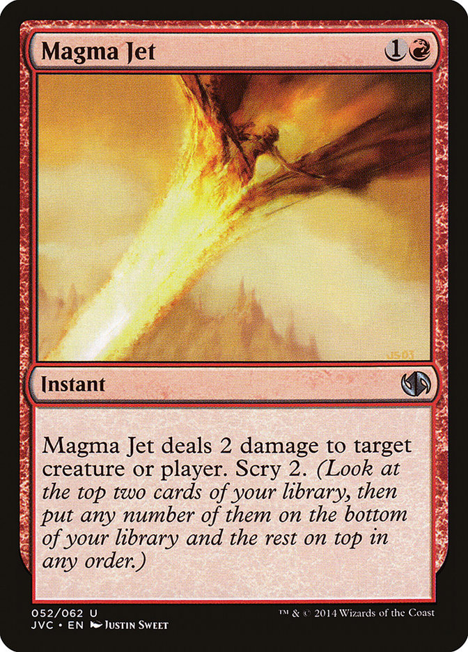 Magma Jet [Duel Decks Anthology] | Exor Games Dartmouth