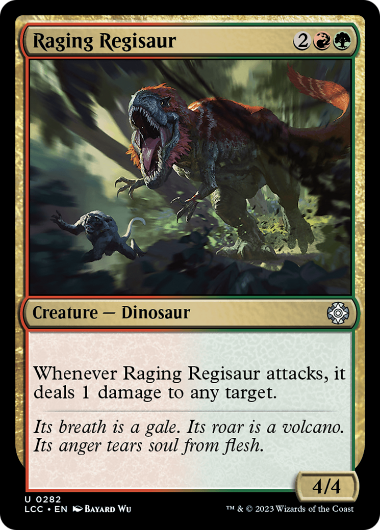 Raging Regisaur [The Lost Caverns of Ixalan Commander] | Exor Games Dartmouth