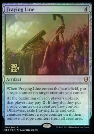 Fraying Line [Commander Legends: Battle for Baldur's Gate Prerelease Promos] | Exor Games Dartmouth