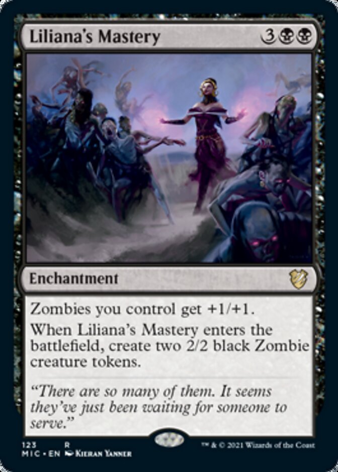 Liliana's Mastery [Innistrad: Midnight Hunt Commander] | Exor Games Dartmouth