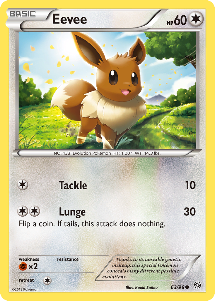 Eevee (63/98) [XY: Ancient Origins] | Exor Games Dartmouth