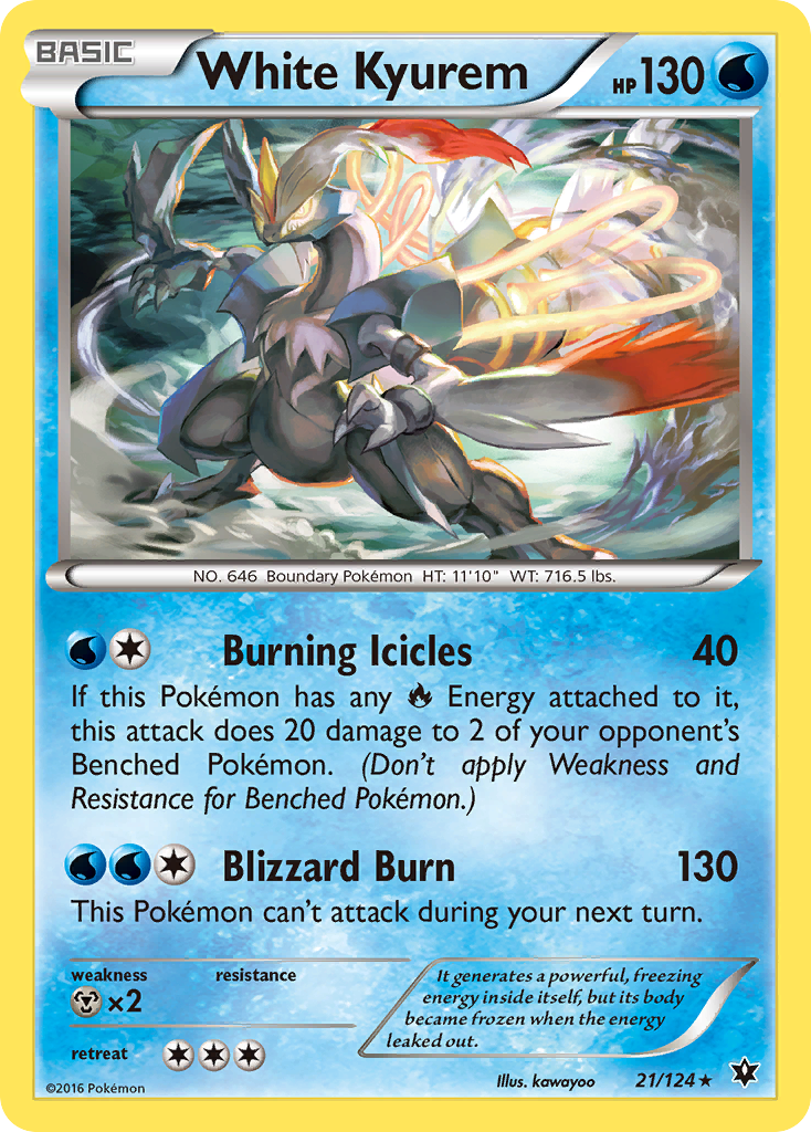 White Kyurem (21/124) [XY: Fates Collide] | Exor Games Dartmouth