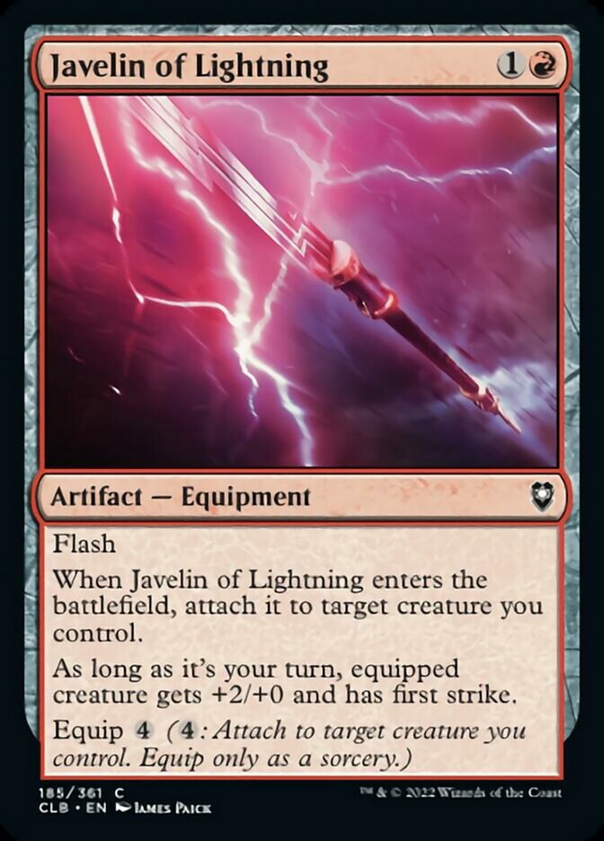 Javelin of Lightning [Commander Legends: Battle for Baldur's Gate] | Exor Games Dartmouth