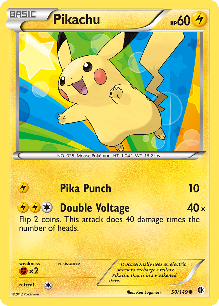 Pikachu (50/149) [Black & White: Boundaries Crossed] | Exor Games Dartmouth