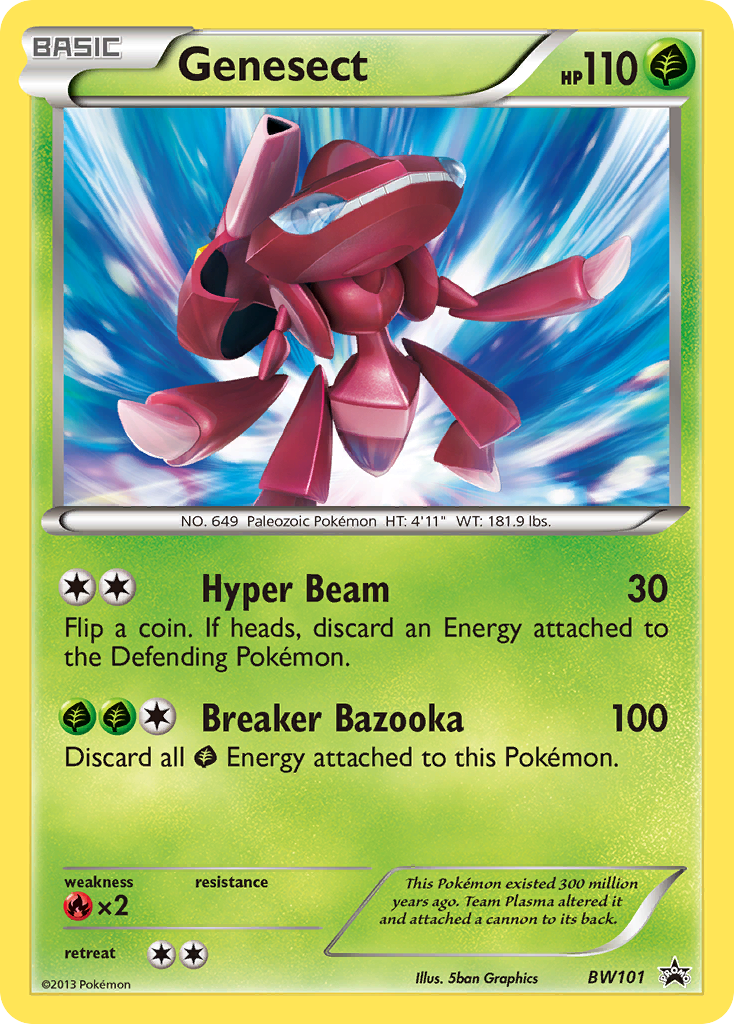 Genesect (BW101) [Black & White: Black Star Promos] | Exor Games Dartmouth