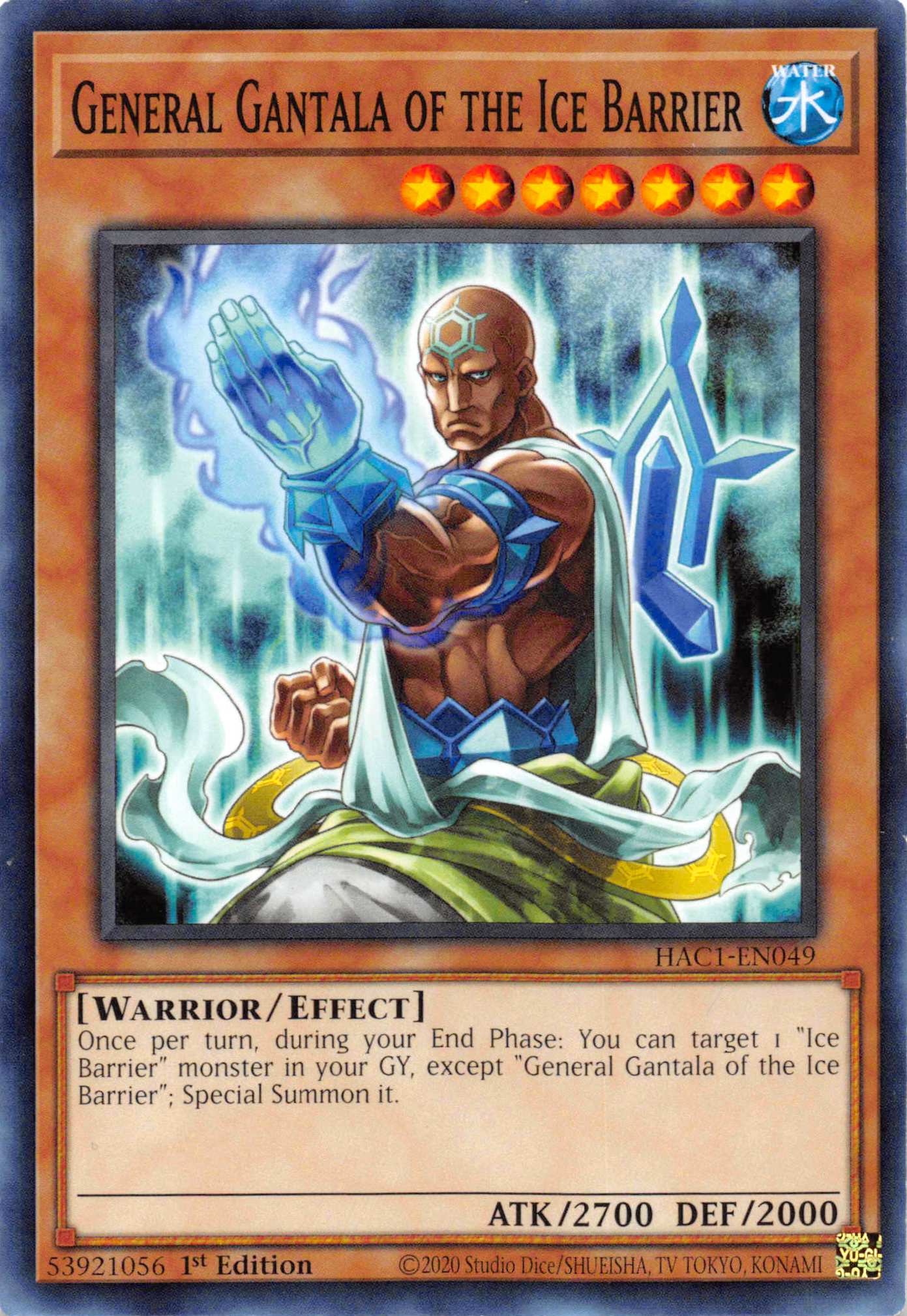 General Gantala of the Ice Barrier [HAC1-EN049] Common | Exor Games Dartmouth
