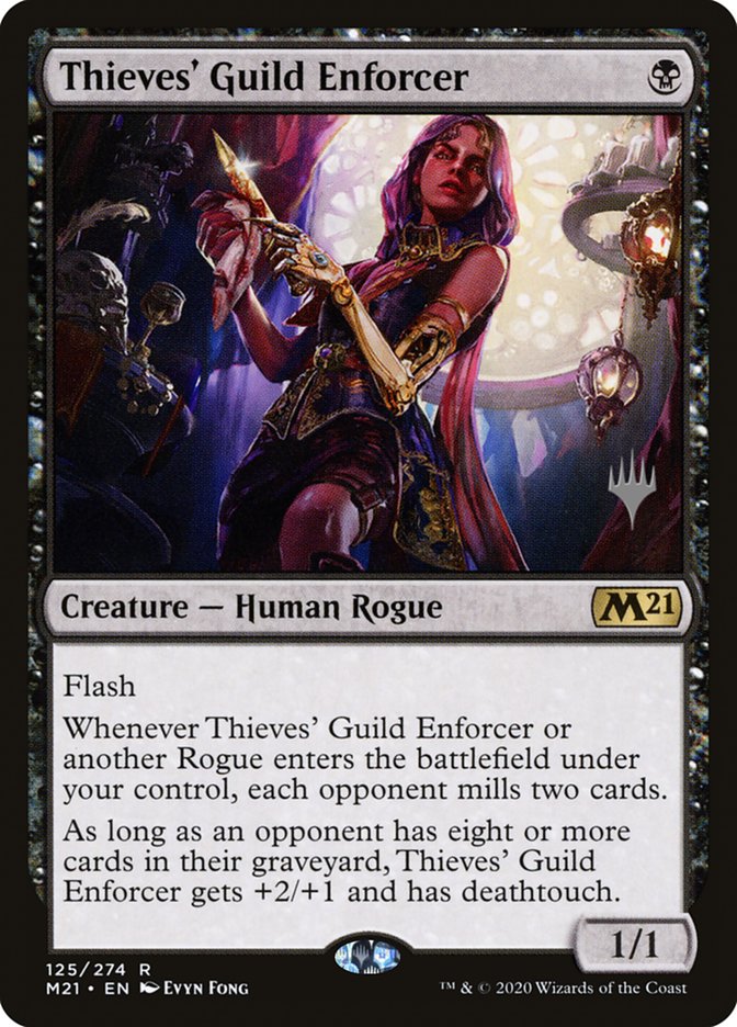 Thieves' Guild Enforcer (Promo Pack) [Core Set 2021 Promos] | Exor Games Dartmouth