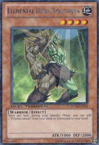 Elemental Hero Woodsman [DT04-EN058] Rare | Exor Games Dartmouth