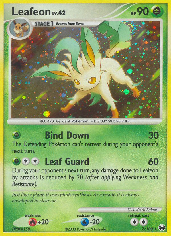 Leafeon (7/100) [Diamond & Pearl: Majestic Dawn] | Exor Games Dartmouth