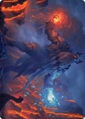 Aegar, the Freezing Flame Art Card [Kaldheim: Art Series] | Exor Games Dartmouth