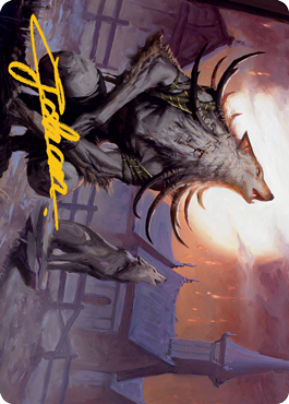 Lord of the Ulvenwald Art Card (Gold-Stamped Signature) [Innistrad: Midnight Hunt Art Series] | Exor Games Dartmouth