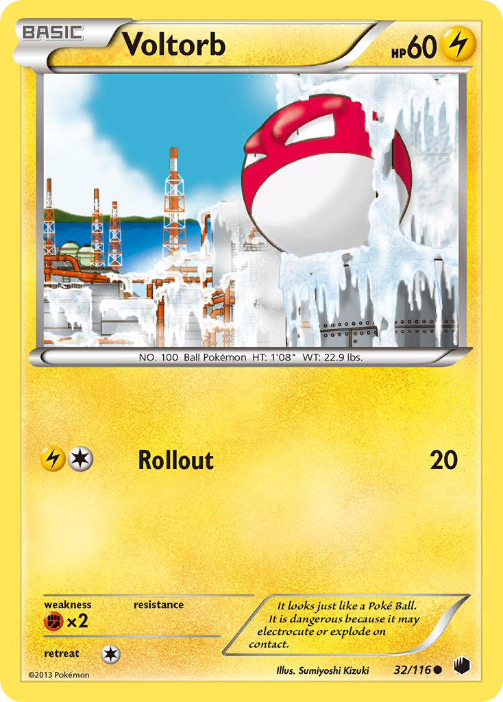 Voltorb (32/116) [Black & White: Plasma Freeze] | Exor Games Dartmouth