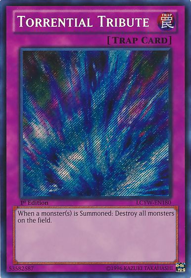 Torrential Tribute [LCYW-EN180] Secret Rare | Exor Games Dartmouth