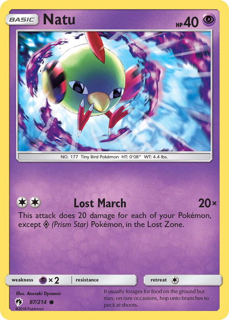 Natu (87/214) [Sun & Moon: Lost Thunder] | Exor Games Dartmouth