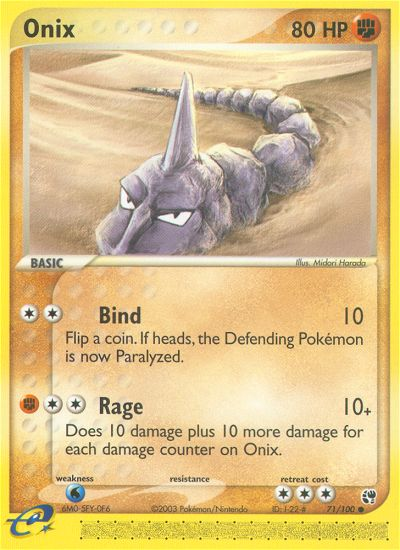 Onix (71/100) [EX: Sandstorm] | Exor Games Dartmouth