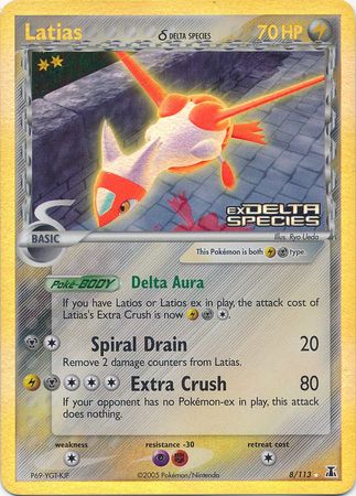 Latias (8/113) (Delta Species) (Stamped) [EX: Delta Species] | Exor Games Dartmouth