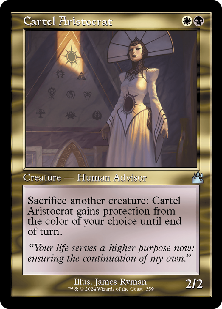 Cartel Aristocrat (Retro Frame) [Ravnica Remastered] | Exor Games Dartmouth