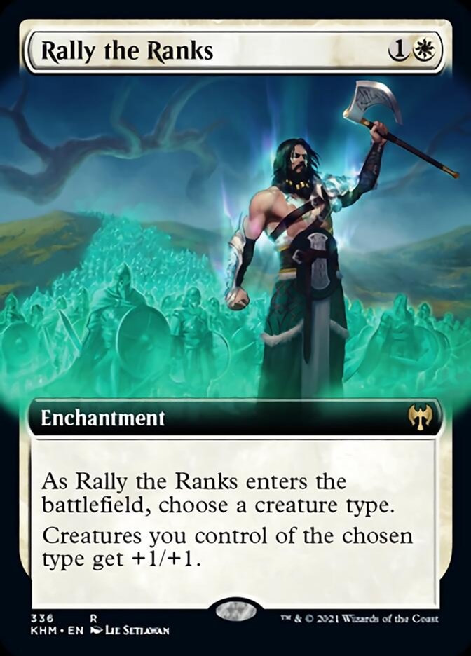 Rally the Ranks (Extended Art) [Kaldheim] | Exor Games Dartmouth