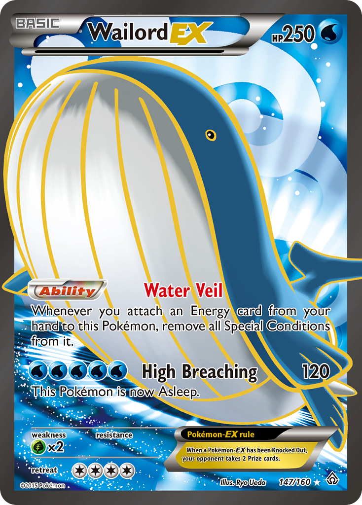 Wailord EX (147/160) [XY: Primal Clash] | Exor Games Dartmouth