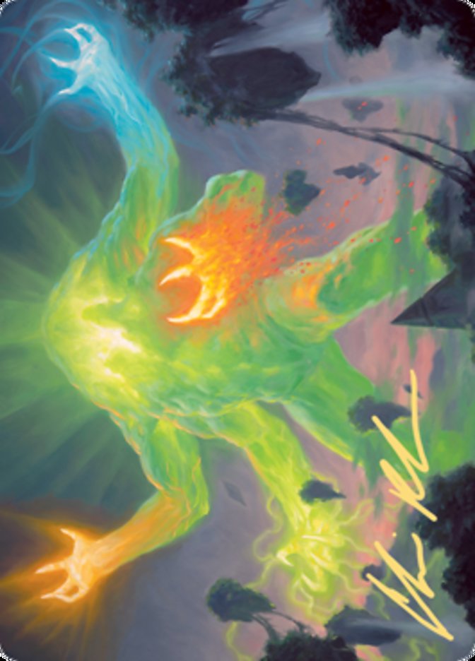 Omnath, Locus of Creation Art Card (Gold-Stamped Signature) [Zendikar Rising Art Series] | Exor Games Dartmouth