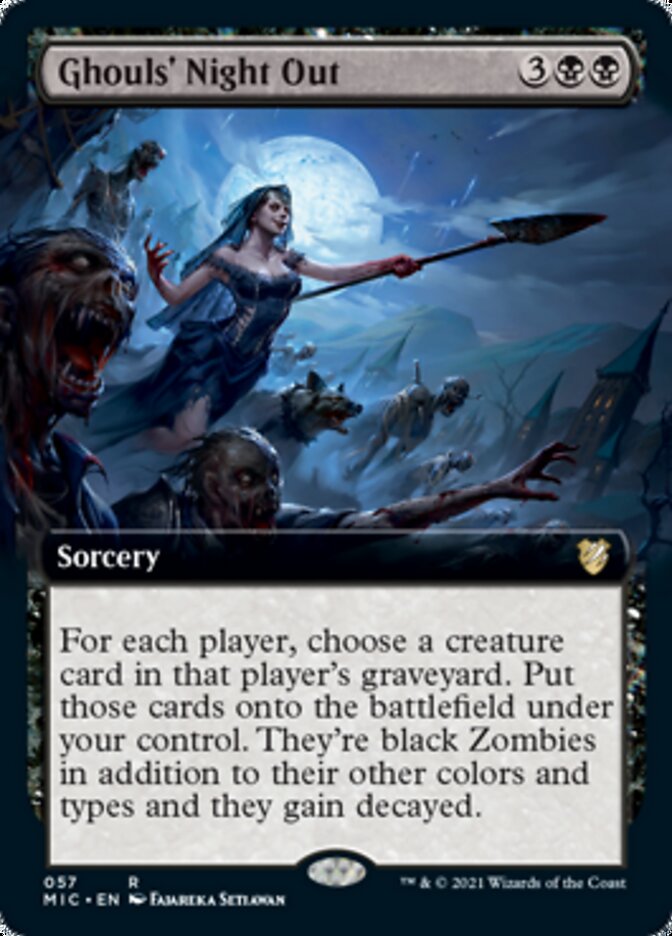 Ghouls' Night Out (Extended) [Innistrad: Midnight Hunt Commander] | Exor Games Dartmouth