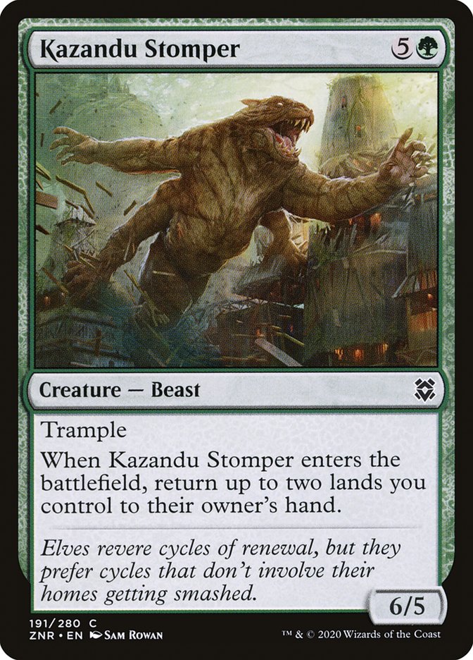 Kazandu Stomper [Zendikar Rising] | Exor Games Dartmouth