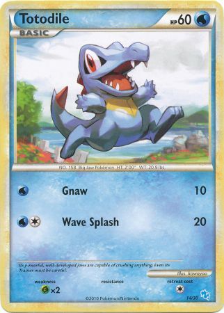 Totodile (14/30) [HeartGold & SoulSilver: Trainer Kit - Gyarados] | Exor Games Dartmouth