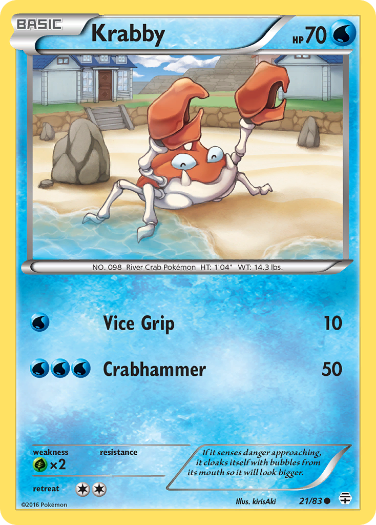 Krabby (21/83) [XY: Generations] | Exor Games Dartmouth