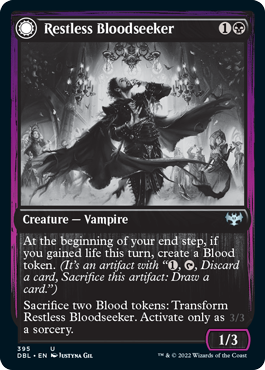 Restless Bloodseeker // Bloodsoaked Reveler [Innistrad: Double Feature] | Exor Games Dartmouth