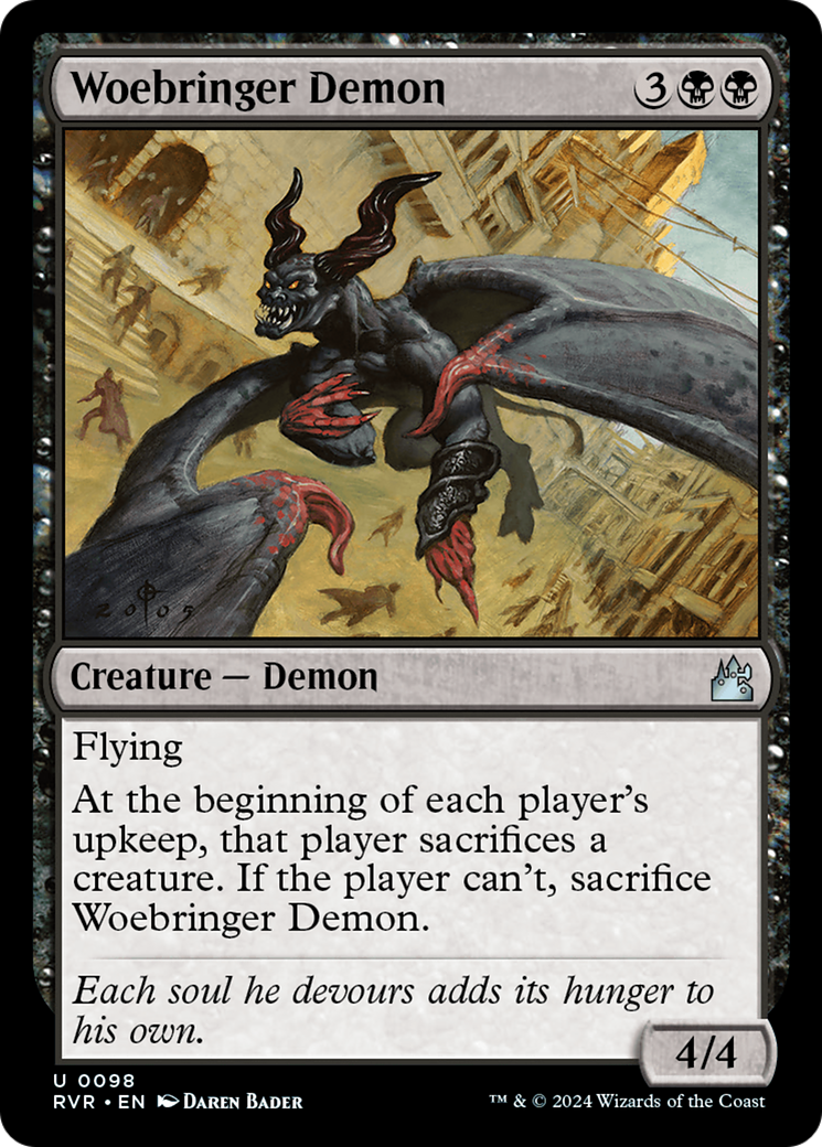 Woebringer Demon [Ravnica Remastered] | Exor Games Dartmouth