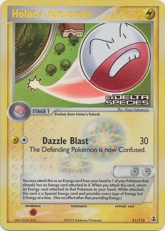 Holon's Electrode (21/113) (Stamped) [EX: Delta Species] | Exor Games Dartmouth