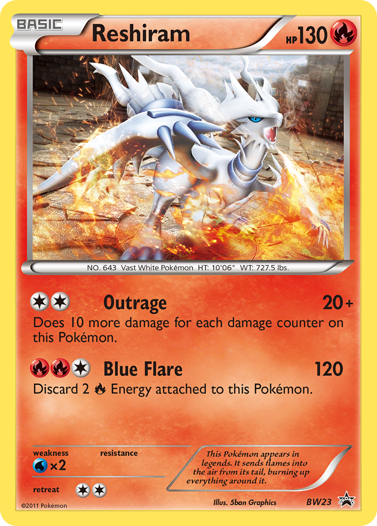 Reshiram (BW23) [Black & White: Black Star Promos] | Exor Games Dartmouth