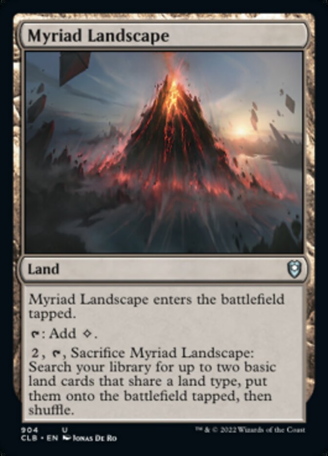 Myriad Landscape [Commander Legends: Battle for Baldur's Gate] | Exor Games Dartmouth