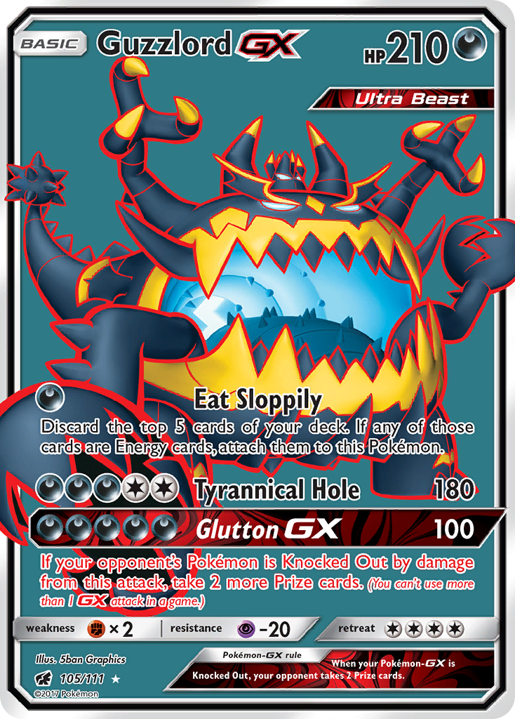 Guzzlord GX (105/111) [Sun & Moon: Crimson Invasion] | Exor Games Dartmouth