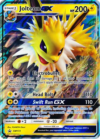 Jolteon GX (SM173) (Jumbo Card) [Sun & Moon: Black Star Promos] | Exor Games Dartmouth